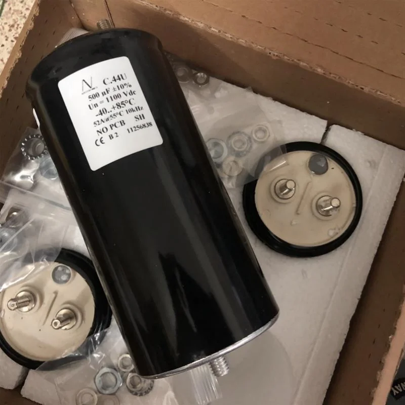 

1PCS AV C.44U 500UF 1100V 85X170MM High voltage DC-supported thin film capacitor