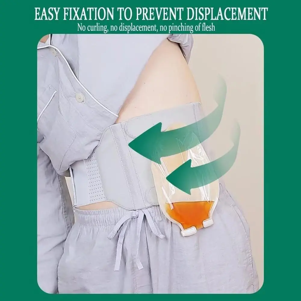

Universal Adjustable Abdominal Ostomy Belt Elastic Breathable Stoma Support Belt Portable Waist Abdominal Strap