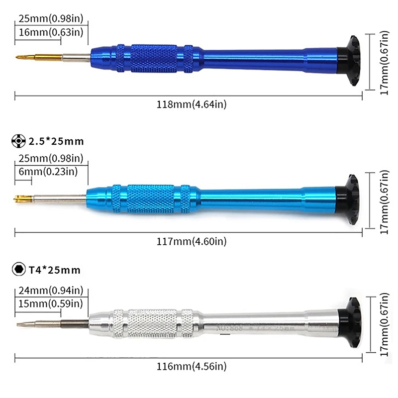 6 In 1 Torx Multifunctional Opening Repair Tool Screwdriver Set Precision Screwdriver For Phones Tablet PC Watch Random Color