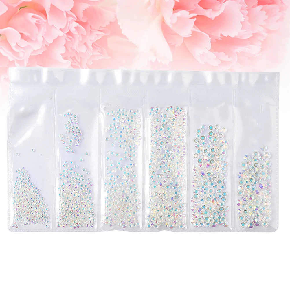1364 pezzi di decorazioni per nail art con trapano ad acqua, forniture per manicure fai da te uniche per donne e ragazze, accessori per strass per nail art