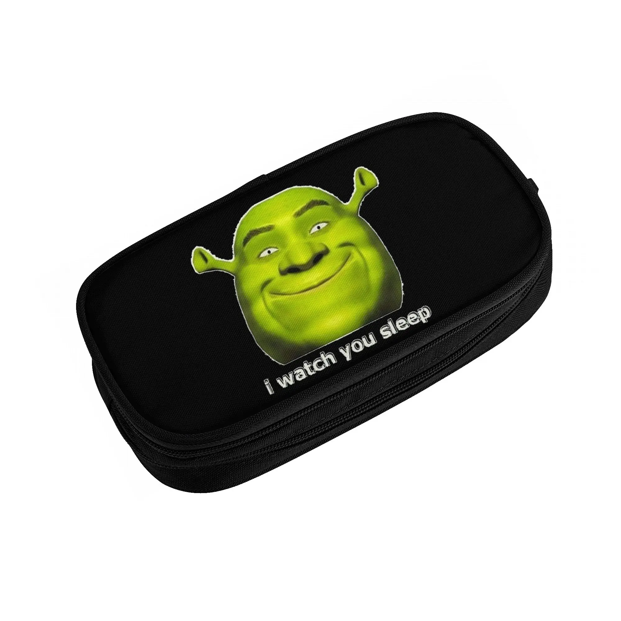 Fashion I Watch You Sleep Shreks Federmäppchen, Federmäppchen, Stiftbox für Schüler, große Aufbewahrungstaschen, Schulbedarf, Geschenk, Schreibwaren