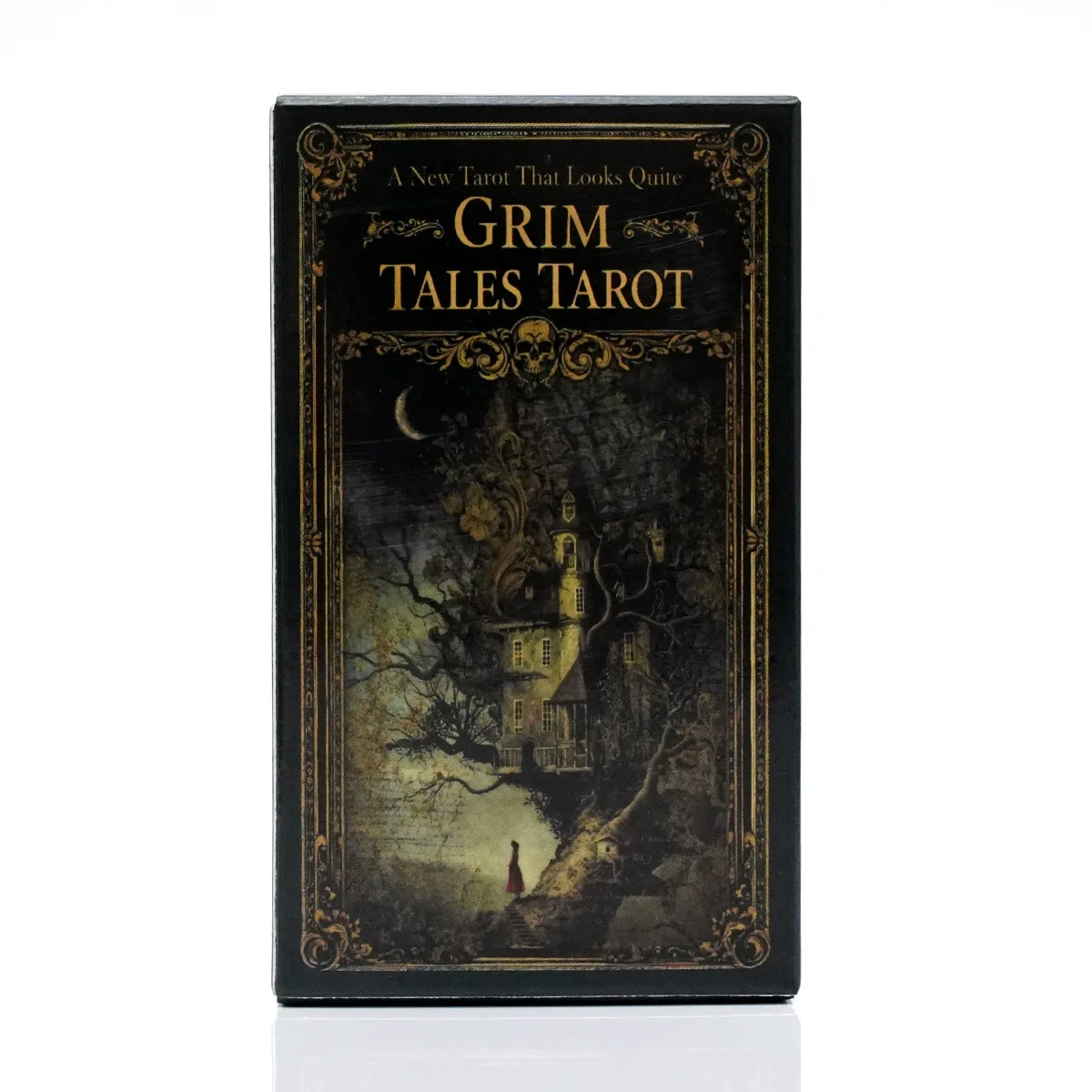 Grim Tales Tarot cards 78pcs English Version Mysterious Divination Edition Board Game, Meditation & Party Games