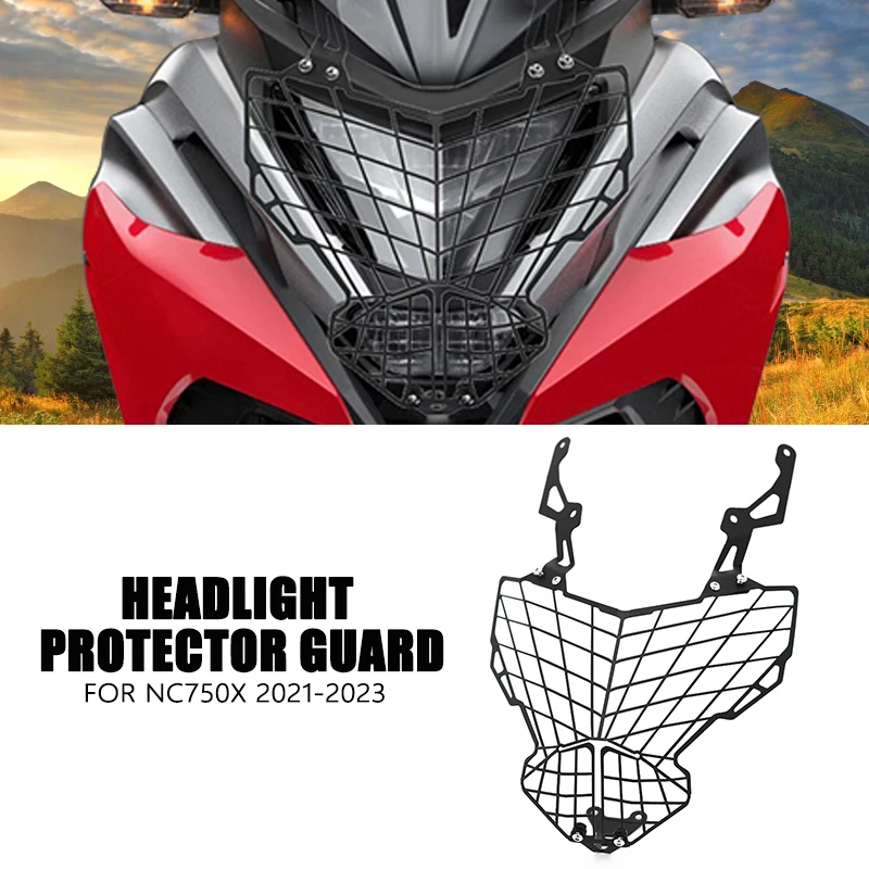 

NC750X Защитная решетка для фар мотоцикла, защитная решетка для Honda NC750X750 DCT 2021-2023