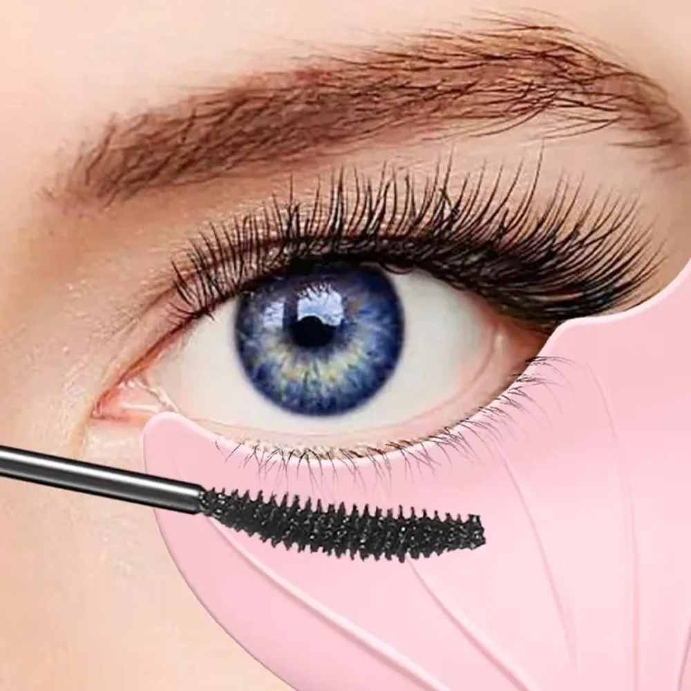 Siliconen Mascara Shield Extension Oogschaduw Eyeliner Aid Zeemeermin Liggende Zijderups Applicator Guard voor Dames Meisjes Beginners