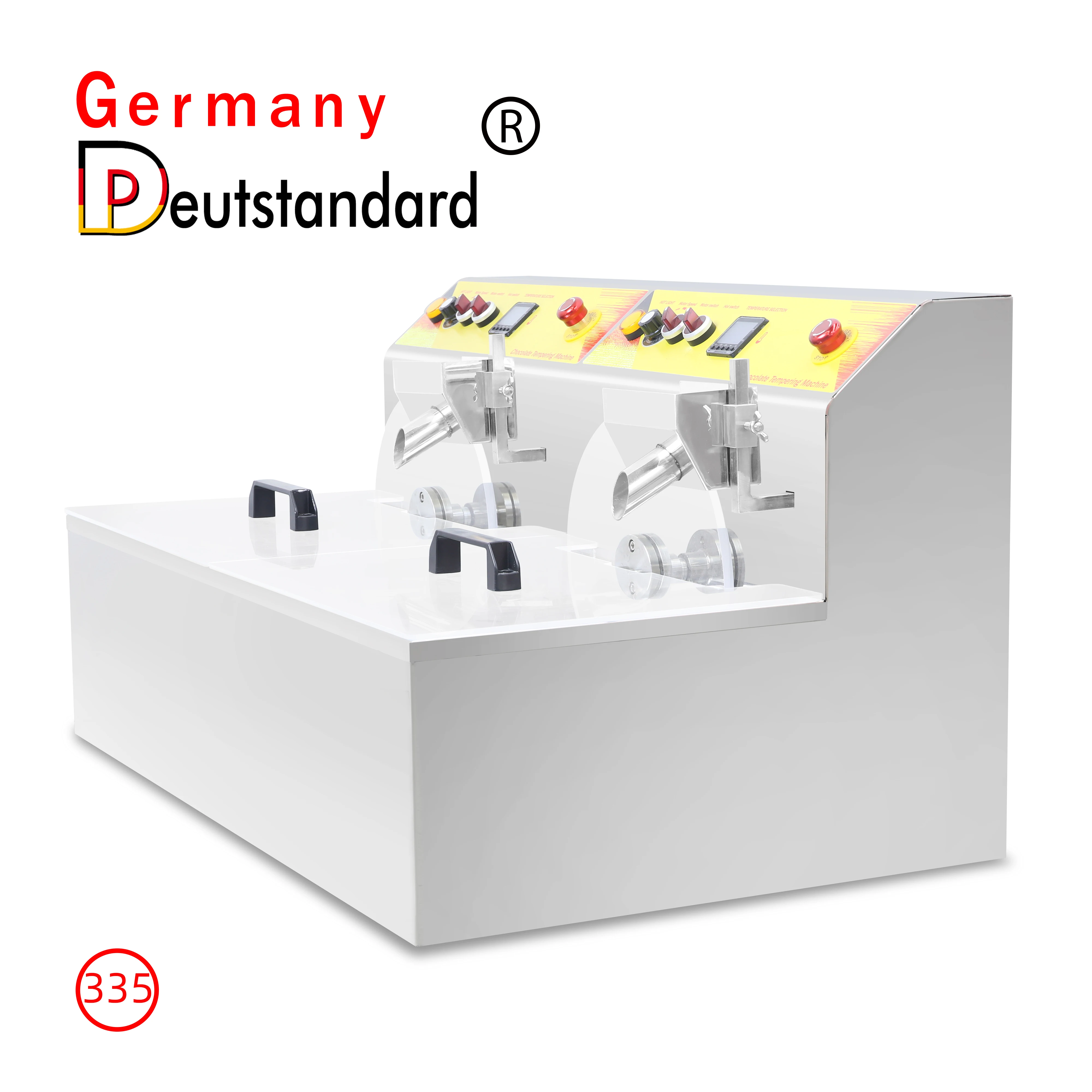 Commercial Electric 12.5L+12.5L Two-Heads Snack Machine 220V/110V Factory Direct Sales Chocolate Tempering Maker