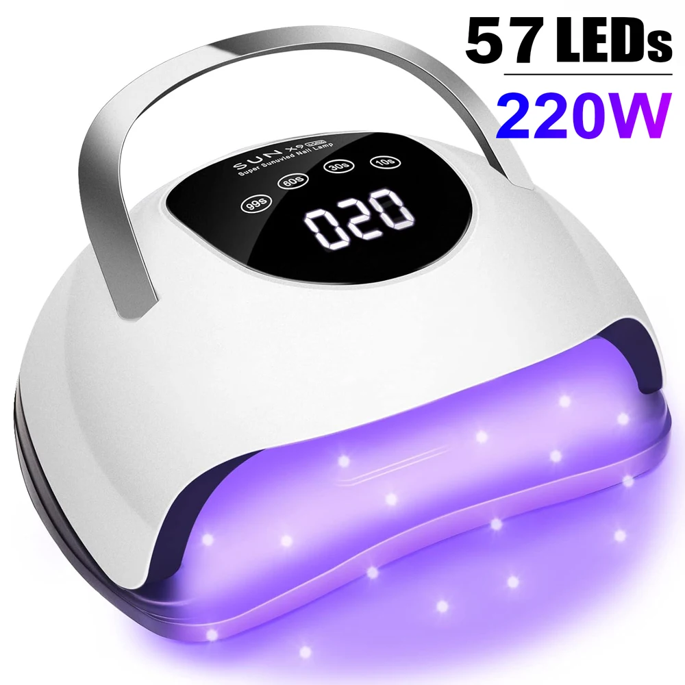 Powerful UV Nail Dryer With Large Touch Screen LED Nail Lamp For Nails Equipment Curing All Gel Polish Professional Drying Lamp