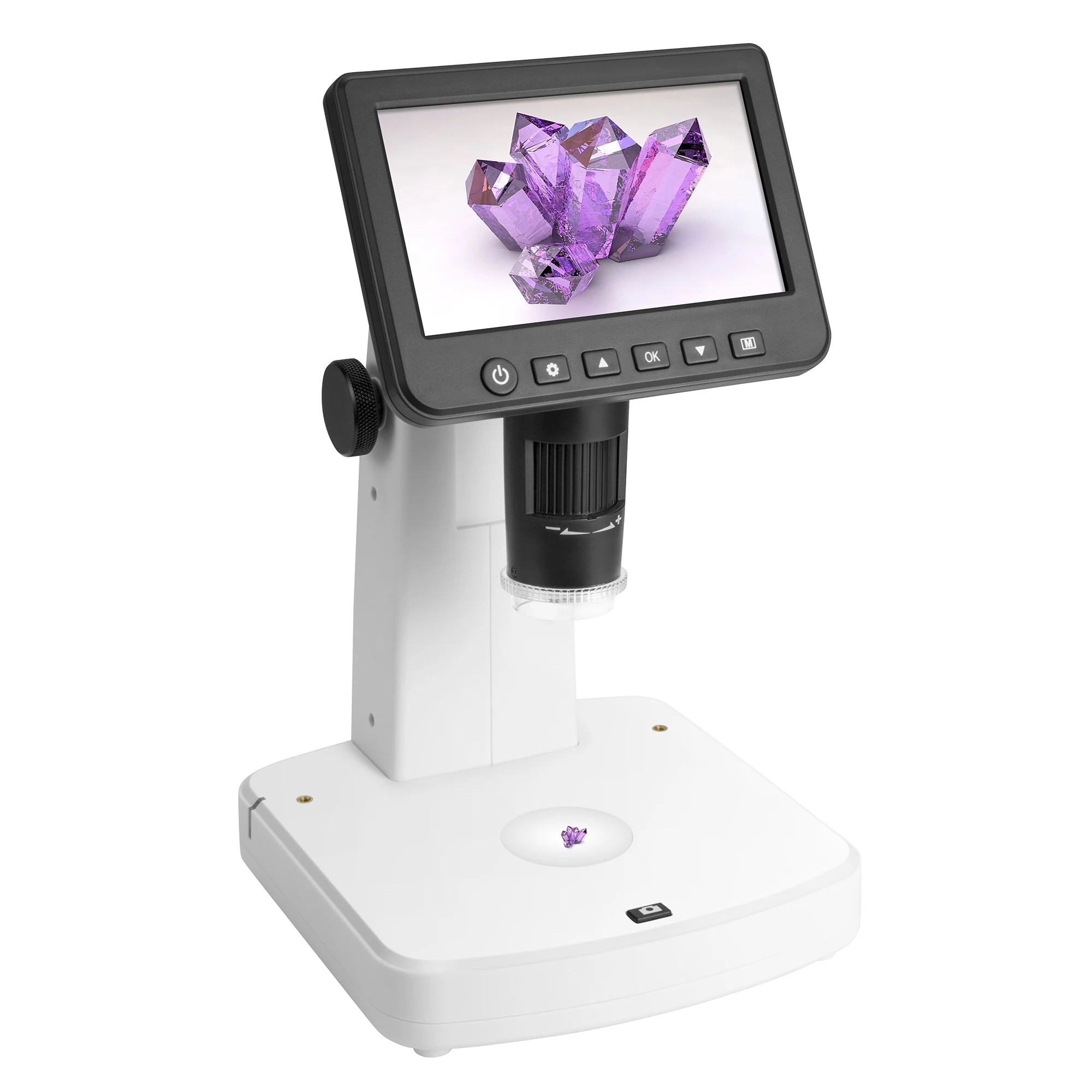 2025 RaySmart Newest Electron Microscope 1080P 5 Inch LCD Portable Digital Switchable Polarizing UM058