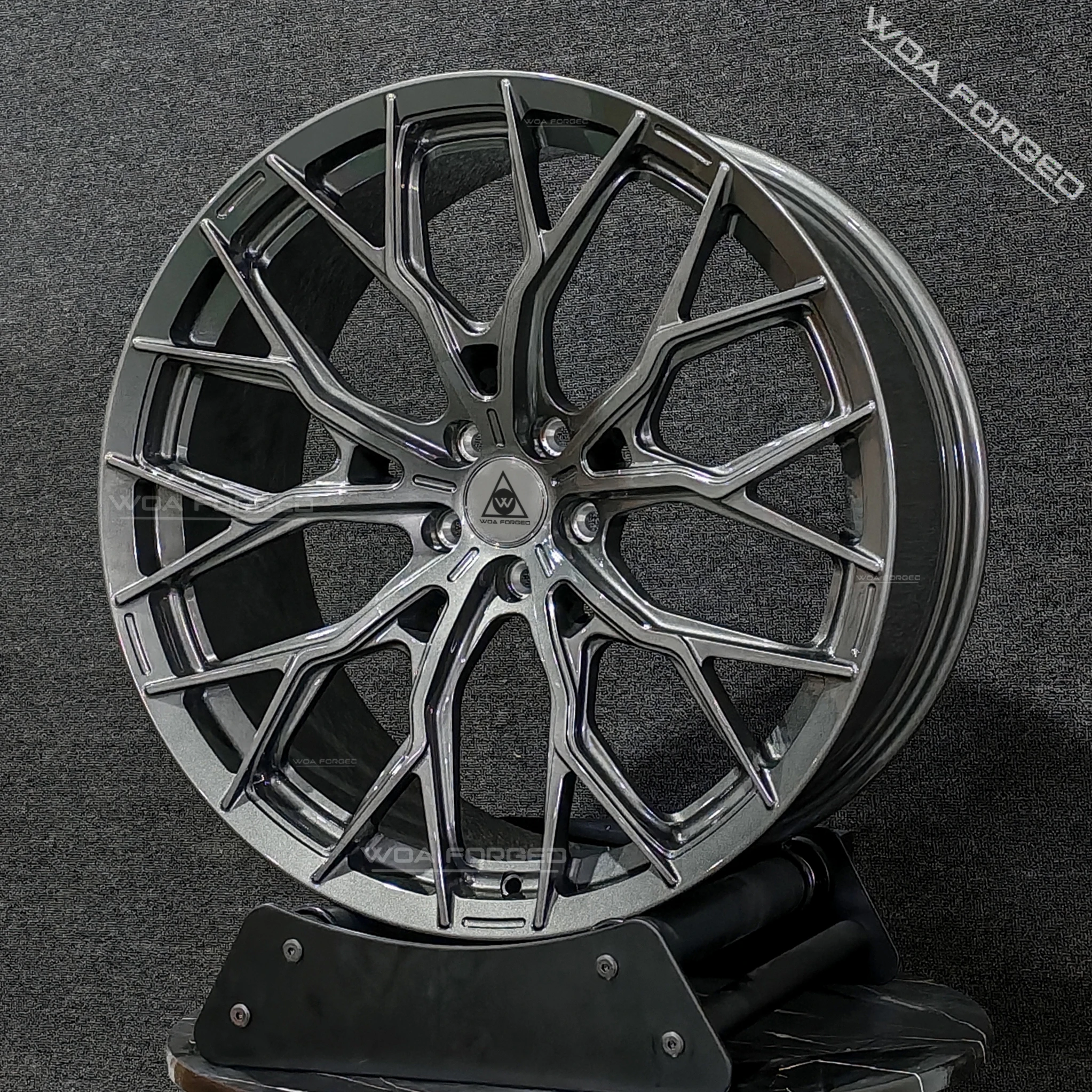 

Customized 6061T6 Chrome Forged Alloy Deep Recessed Single-Piece Multi-Spoke Lightweight Car Wheels for Retrofit/Upgrade-New