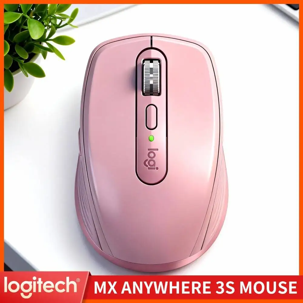 Logitech MX Anywhere 3S Compact Mouse for Marketing Executives Portable Rechargeable Office