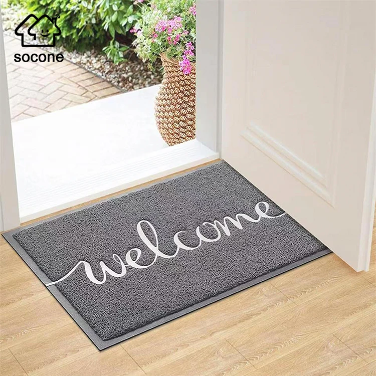 Front Doormats Entrance Mat Indoor Outdoor Water Absorption Floor Mats Non-Slip Back Rubber Welcome Doormat For Bathroom Kitchen