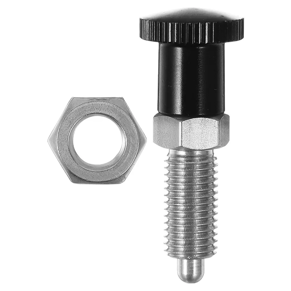 Reset Type Spring Indexing Plunger M10 Stainless Steel Knob Plunger Sturdy Spring Return Pin for Machinery Index Plungers