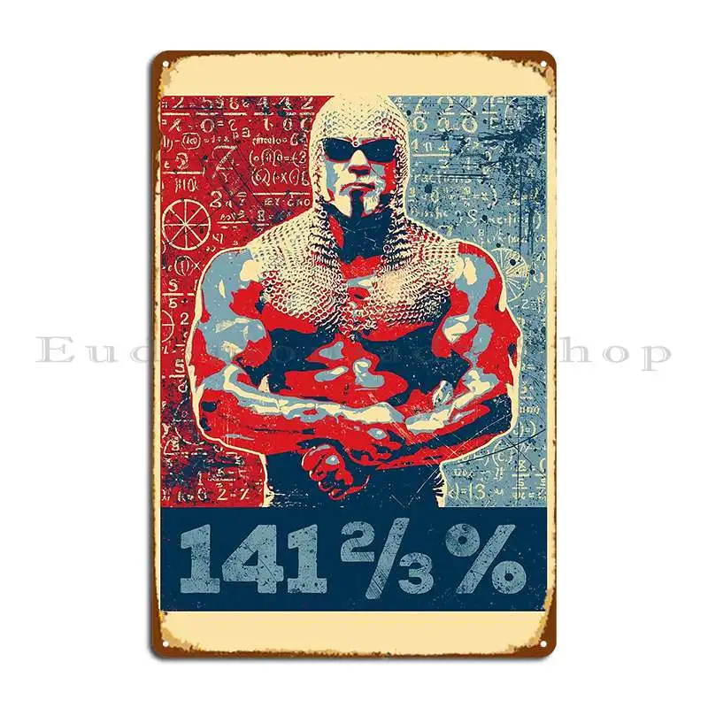 Scott Steiner Math T Shirt Metal Plaque Customize Designing Designs Cinema Design Tin Sign Poster