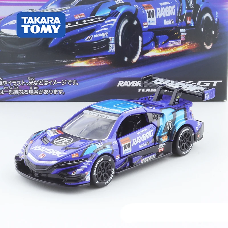 

Tomica TPR RAYBRIG NSX-GT синяя модель автомобиля из сплава, миниатюрная маленькая масштабная модель автомобиля, украшение