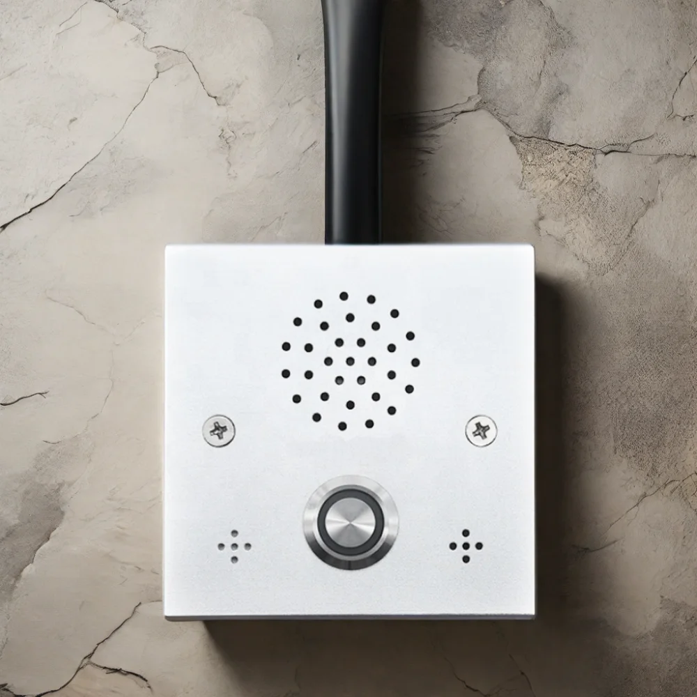 في الهواء الطلق SIP الاتصال الداخلي فيديو IP محطة الاتصال الهاتفي الاتصال التلقائي SOS الطوارئ الهاتف البث نظام الاتصال الداخلي #4