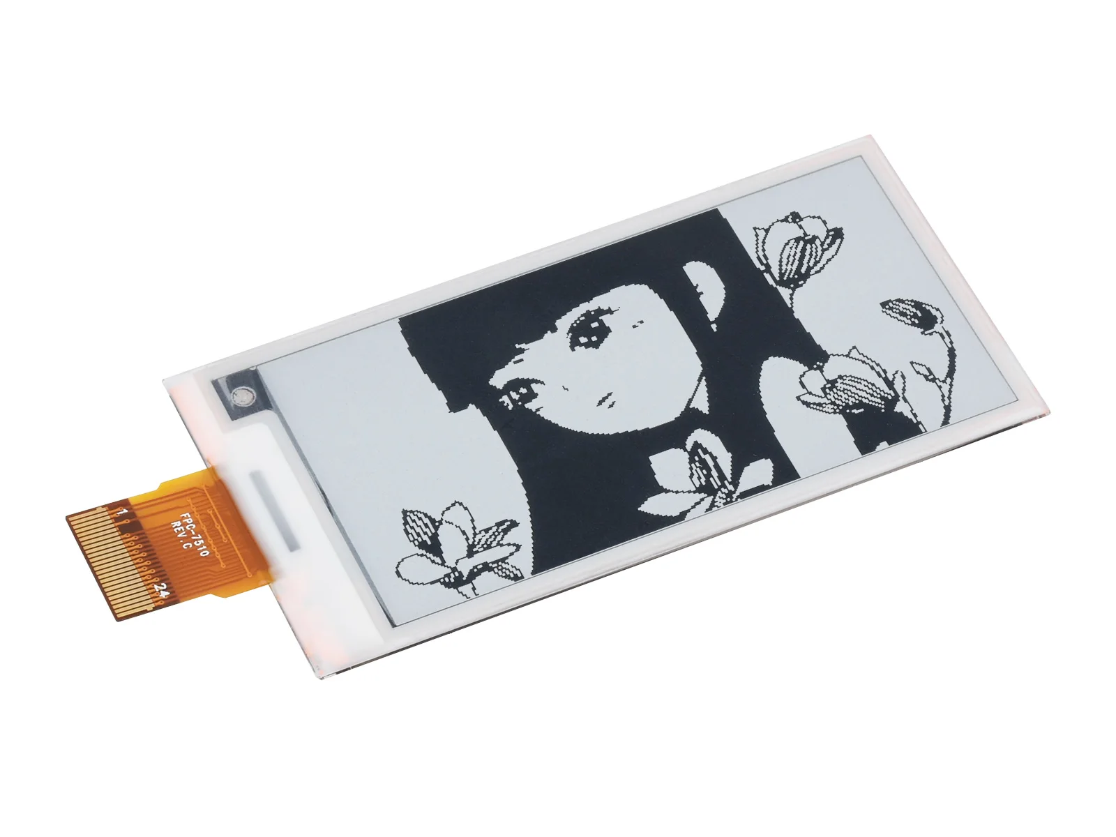 Waveshare 296*152, 2.66 polegadas e-paper e-ink raw painel de exibição, preto/branco