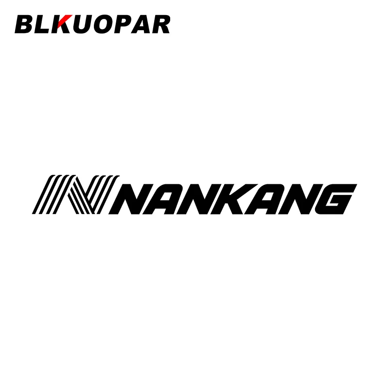 BLKUOPAR for NANKANG Tires Car Stickers Sunscreen Creative Occlusion Scratch Decals Waterproof Vinyl Refrigerator Decoration