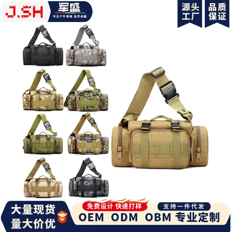 

Camouflage Outdoor 3P Crossbody Waist Bag Handbag Military Fans Leisure Sports Tactical Bag Single Shoulder Camera Backpack