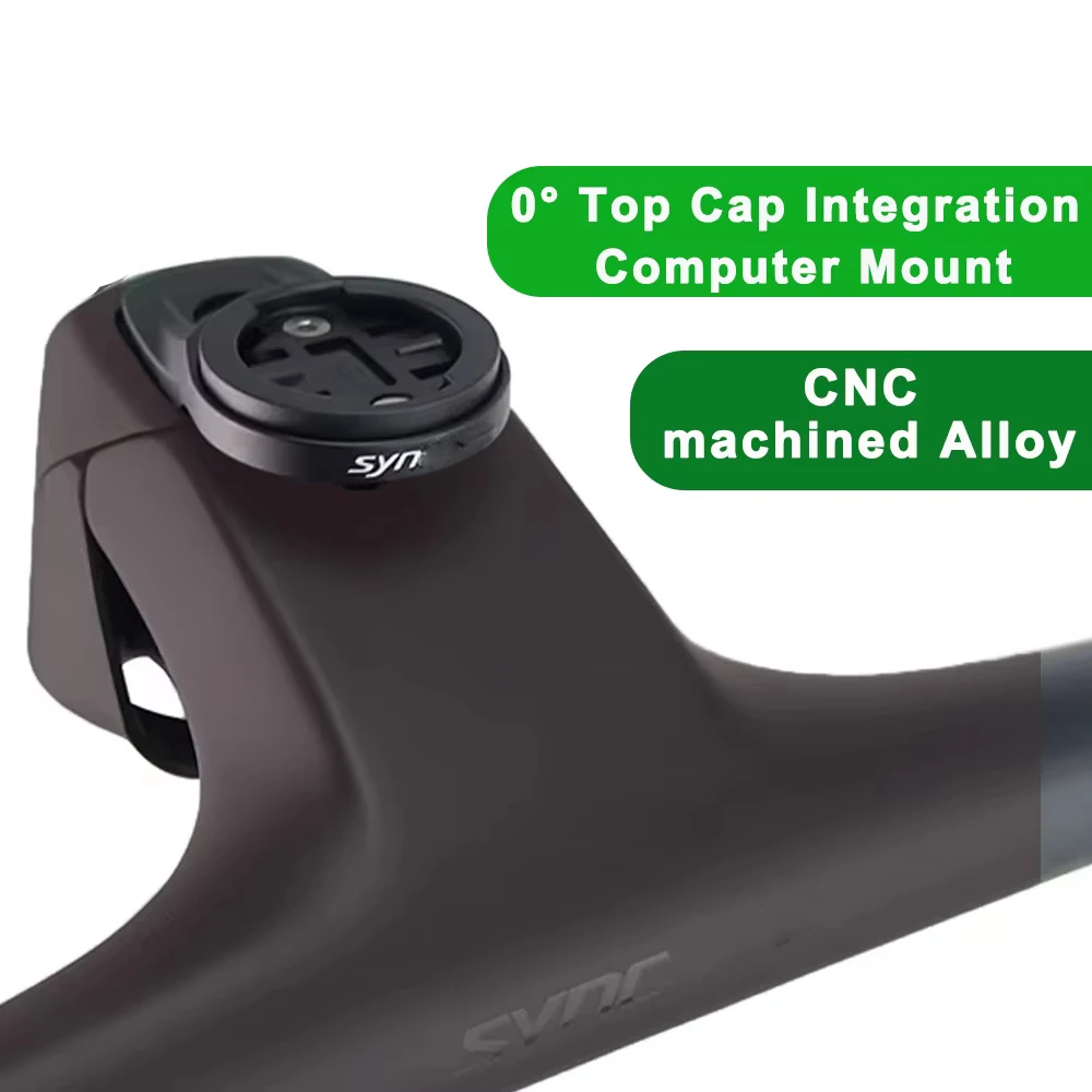 syncr 0 ° Suporte de Computador Integrado para Guidão Garmin/Wahoo/Bryton para Guidões Fraser IC SL WC/DC/XC e Avanços Cockpit XC 1.5/2 syncr 0 ° Suporte de Computador Integrado para Guidão Garmin/Wahoo/Bryton para Guidões Fraser IC SL WC/DC/XC e Avanços Cockpit XC 1.5/2