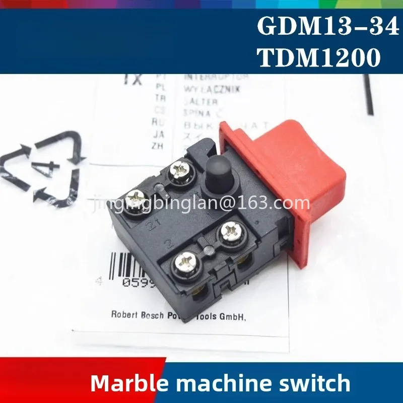 Original marble machine start-stop switch GDM13-34 TDM1200 marble cutting machine accessories