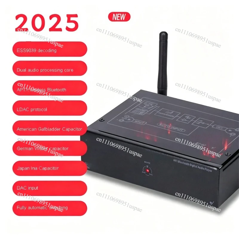 Hifi Fever Level LDAC/APTX Lossless Bluetooth Player ESS9039 DAC Decoder 9038 Upgraded Version