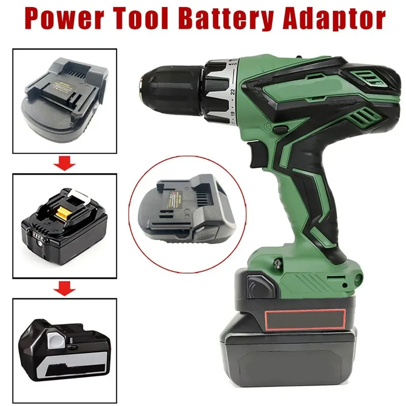 Imagem -02 - Li-ion Batttery Adapter para Makita Uso de Ferramentas Elétricas Bl1850 Makita 18v Bl1840 Converter para Hitachi Hikoki Novo