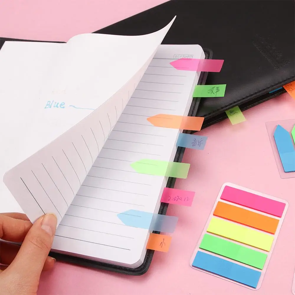 Self Adhesive Index Tags N times Sticky Bookmark Stickers Note Stickers Sticky Notes Office School Supplies