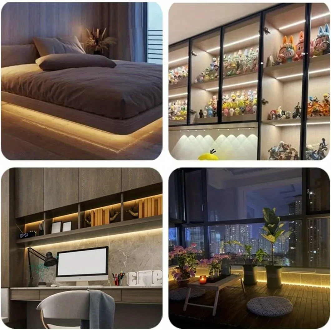 Neon LED Light Strip 5V USB Smart Gesture Sensor Dimmer Switch Flexible Waterproof Silicone Neon Sign Rope Tupe Room Decoration