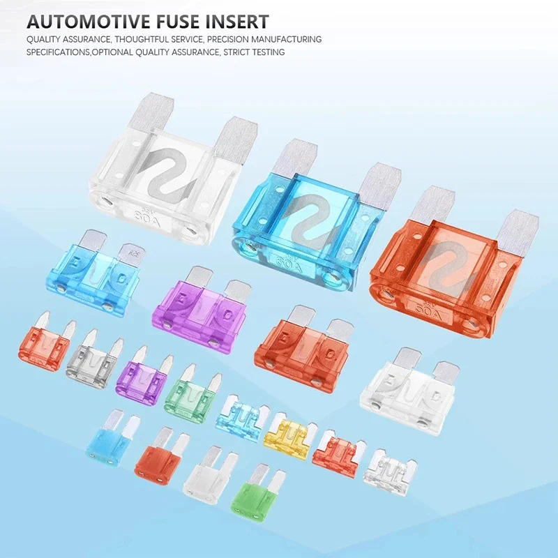 1000PCS Micro Blade Fuse 5A 7,5A 10A 15A 20A 25A 30A Plug In Einsatz Licht Clip Sicherungen – Detail 6
