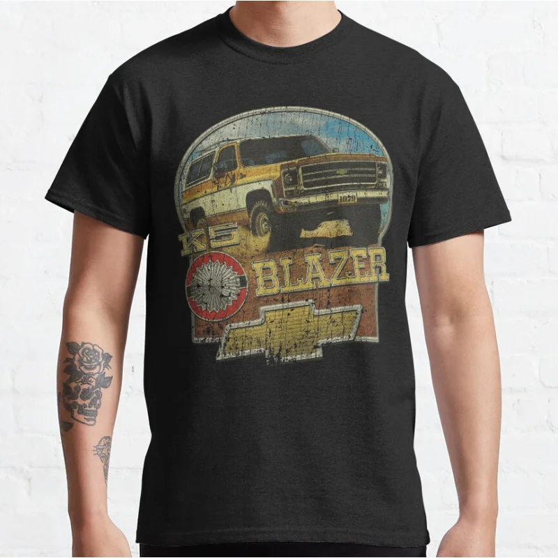 

K5 Blazer 1979 Vintage 70s tv The Dukes Of Hazzard Graphic T Shirts mens Large size Adult tops S-6XL