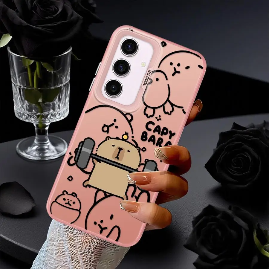 Caypabara Cool Case for Samsung Galaxy A26 A33 A34 A53 A24 A36 A23 A25 A32 A73 A22 A52 Back Phone Cover