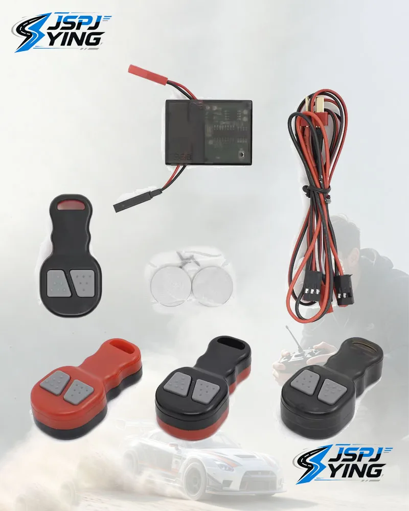 1Pcs RC Winch Controller Remote Control Receiver, Wireless Winch Control Module Upgrade Parts for 1/10 TRX‑4 TRX‑6 Axial SCX10