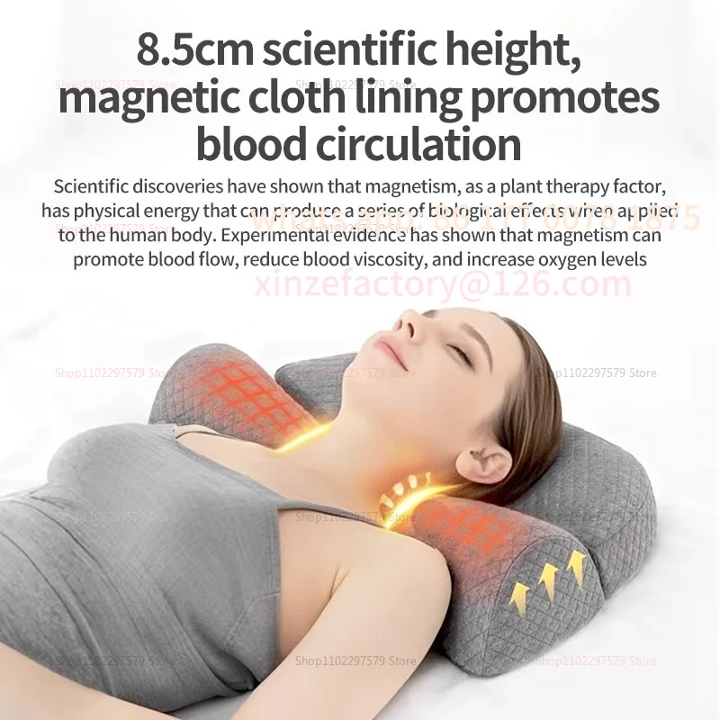 Customizable 2025 Cervical Memory Foam Contour Pillow for Side Sleepers Ergonomic Orthopedic Bed Pillow for Neck Pain Relief
