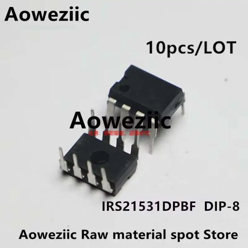 

Aoweziic 2023 + 100 новый импортный оригинальный IRS21531DPBF IRS21531D S21531D DIP-8 Драйвер IC chip