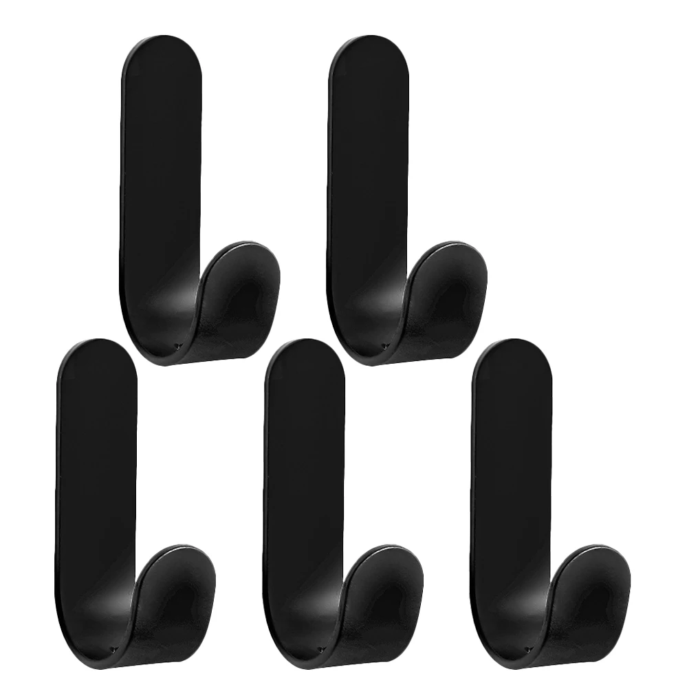 

5pcs Coat Hooks Bathroom Kitchen Home Decorative Strong Viscose Long-lasting Organizer Tool Hooks