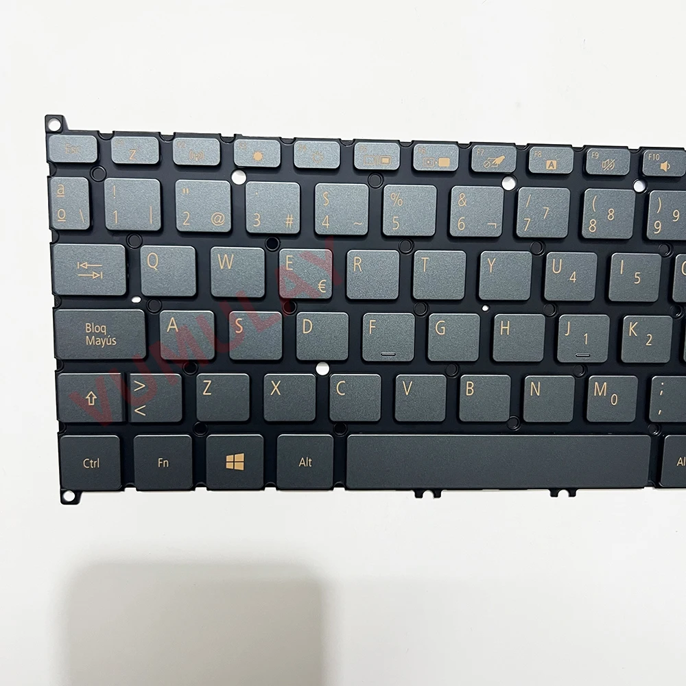 Imagem -04 - Teclado Retroiluminado Espanhol para Acer Swift Sf31442 N19c4 N19h4 Sf31457g Sf314-58g Sf314-59g Sf314-57 58 59 Sf514-53t Sf514-54g Sf514-54t Sf514-54gt Sf514-51t Sf514-52t Sf514-52tp N17w