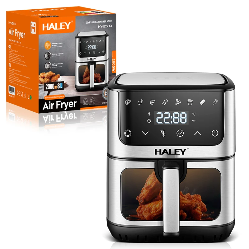 

Haley High Quality 7L Square Electric Air Fryer Toaster Oven Low Fat Healthy Cooking Industrial Design