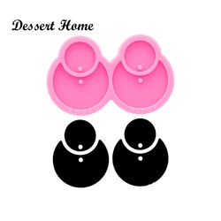 DY0723 Bright Circle mold Resin Craft for Earring, Chocolate Silicone Molds, DIY Epoxy  Jewelry Resin Casting Molds