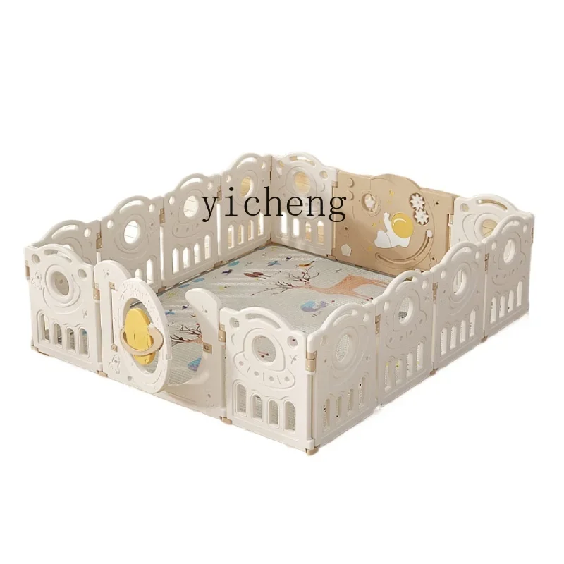 

Tqh Baby Game Fence Protective Grating Children's Home Indoor Crawling Mat Children's Ground Fence