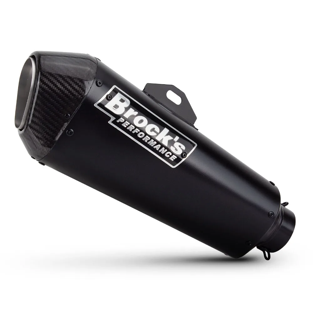 60mm Universele Uitlaatdemper Carbon Fiber Tip Voor Yamaha BROCK BROCKS GSX1300 GSX-R1000 ZX14R S1000RR R1 R3 R6