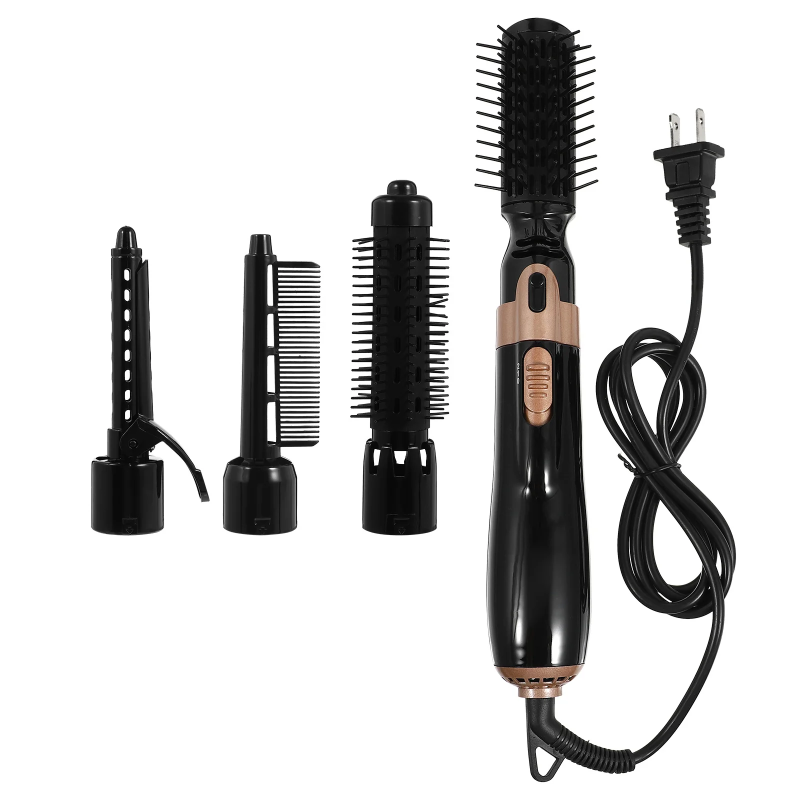 

1 set 1 Set 4-In-1 Curler 4 Stylers Portable Heating Hairdressing Tool For Long Short Hairstyles Us Plug
