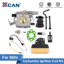 XCAN Carburetor Ignition Coil Kit Replacement for Stihl 11231200605 for Stihl MS210C MS230C MS250C MS230 MS210 MS250 021 023 025