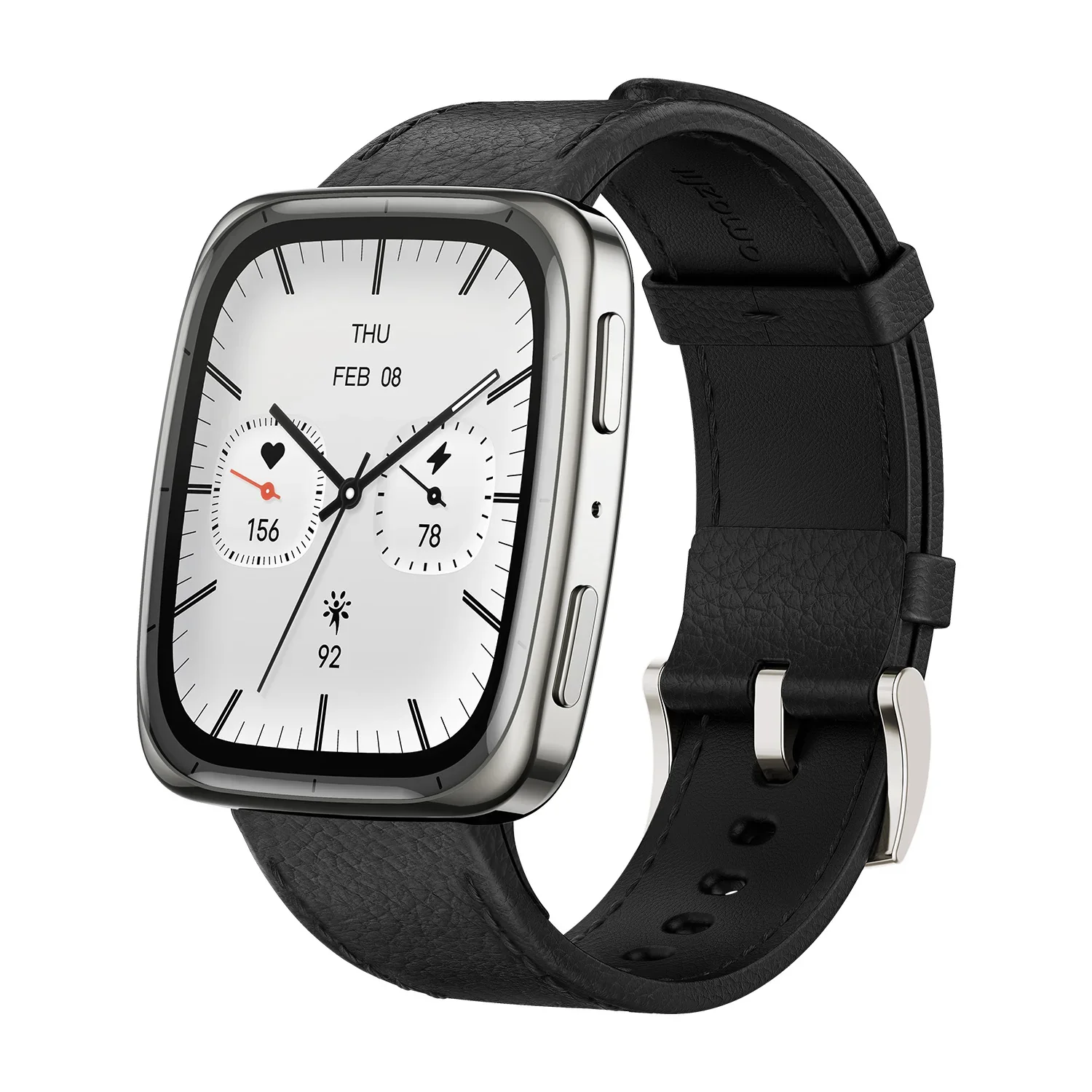 Reloj inteligente Amazfit Active 2 Square Premium con hasta 10 días de duración de la batería y más de 160 modos de entrenamiento.