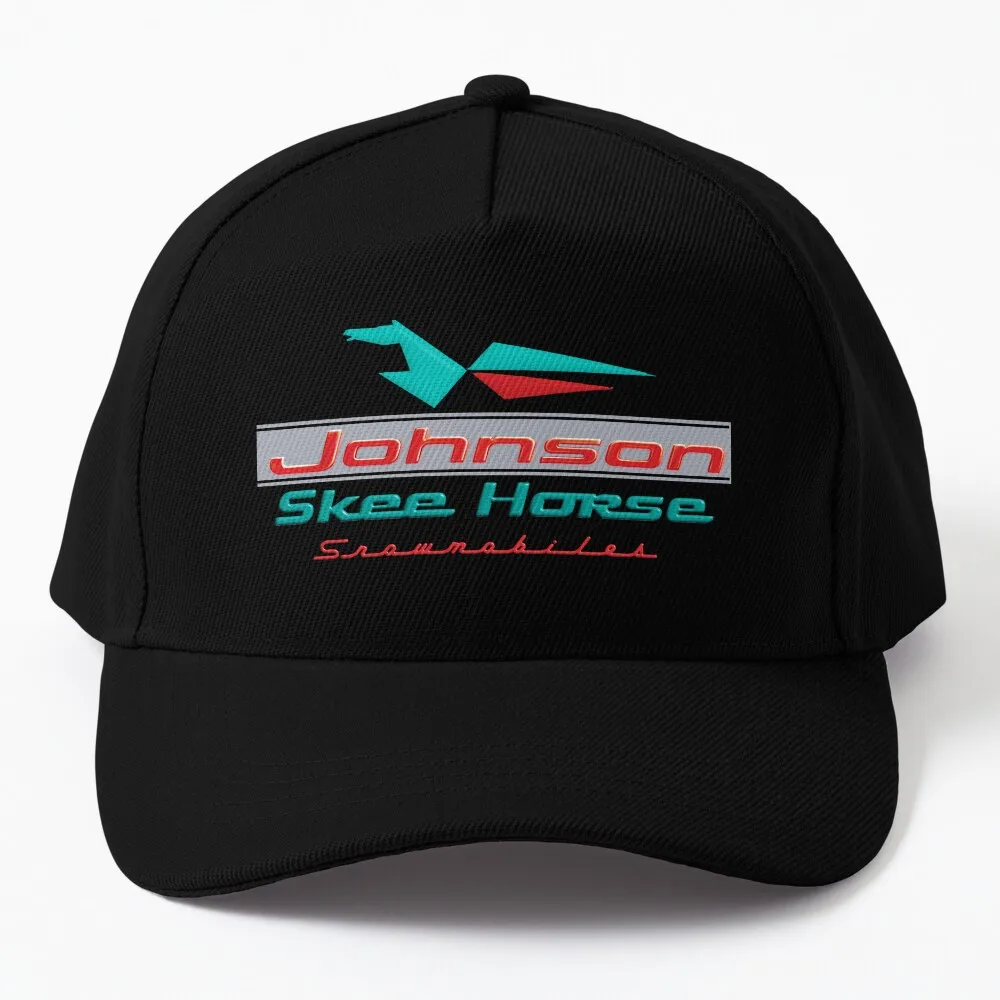 Johnson Skee Horse Vintage Snomobiles by OMC Baseball Cap funny hat Big Size Hat Fishing Caps Cap Woman Men's