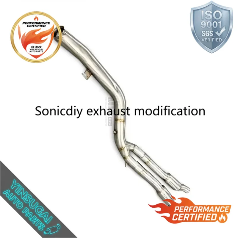 High Quality Stainless Steel Mid Exhaust Pipe for BMW 840 G15 G16 3.0T 2019-2023 Racing Performance Perfect Installation Upgrade