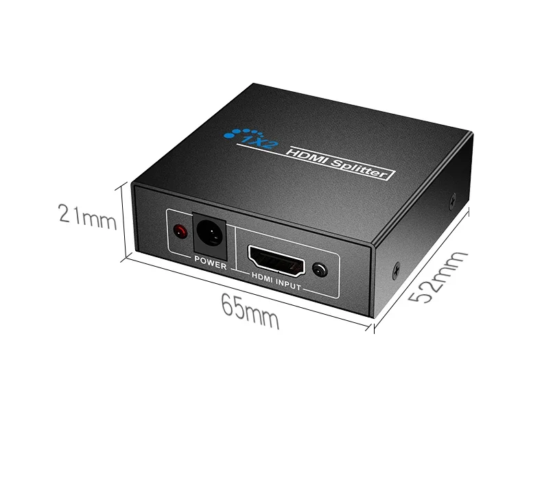 Kompatybilny z HDMI Splitter 1x2 kompatybilny z HDMI przełącznik HDMI Port automatyczny przełącznik obsługa 3D Full HD1080P na pc HDTV DVD HDPS3