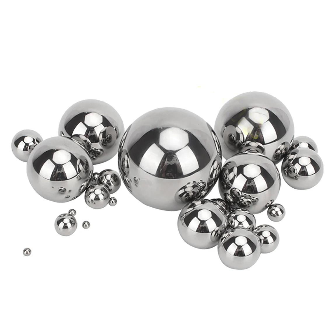 1 Uds rodamiento bola de acero diámetro 46 47 47,6 48 48,4 49 50-76,2mm bolas redondas de cuentas de acero liso sólido para experimento de prueba de impacto