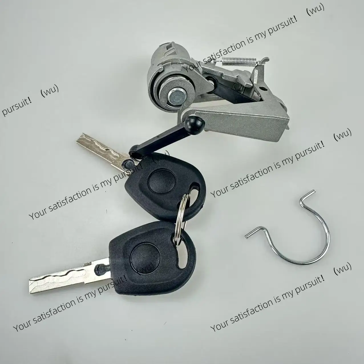 6Q6827297G 6Q6827565E Car Rear Door Lock Core with Rear Luggage Lock Key Suitable for VW POLO 2002-2010 view 3