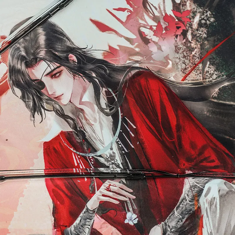Heaven Official'S Blessing Xie Lian Hua Cheng Automatischer Regenschirm Anime Regen Anti-UV-Sonnenschirm Tgcf Tian Guan Ci Fu Junge Mädchen Geschenk