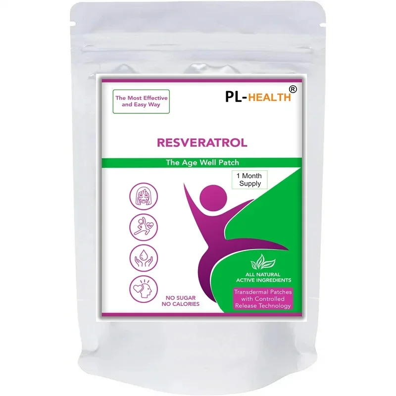 Resveratrol Patches - Transdermal Patches 30 Patches One Month Supply