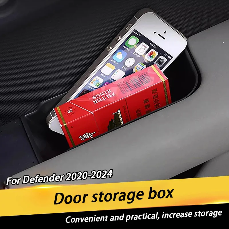 

ABS Car Door Storage Interior Door Handle Storage Box For Land Rover Defender 90 110 2020 2021 2022 2023 2024 2025